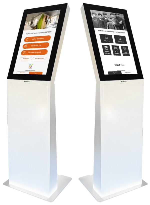 Visitor Registration System Standing Kiosk - Digital Reception